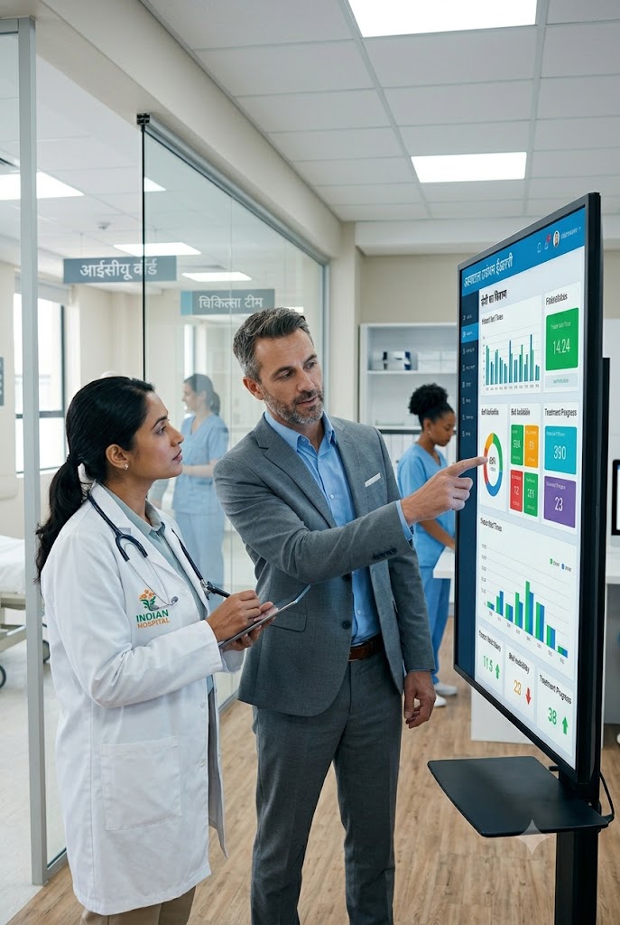 Hospital Management Software (HMS) illustration