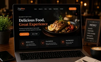 Restaurant Website Development Services in Noida and Delhi NCR by Scriza Pvt. Ltd.