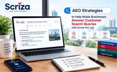 Answer Engine Optimization Strategies for Noida Businesses by Scriza Pvt. Ltd.