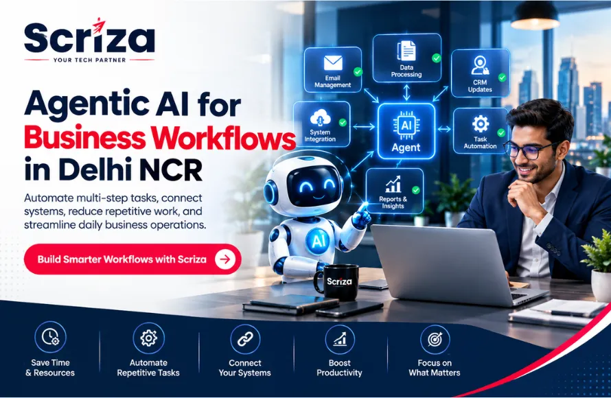 How Agentic AI Can Change Business Workflows in Delhi NCR by Scriza Pvt. Ltd.