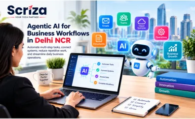 Agentic AI for Business Workflows in Delhi NCR by Scriza Pvt. Ltd.