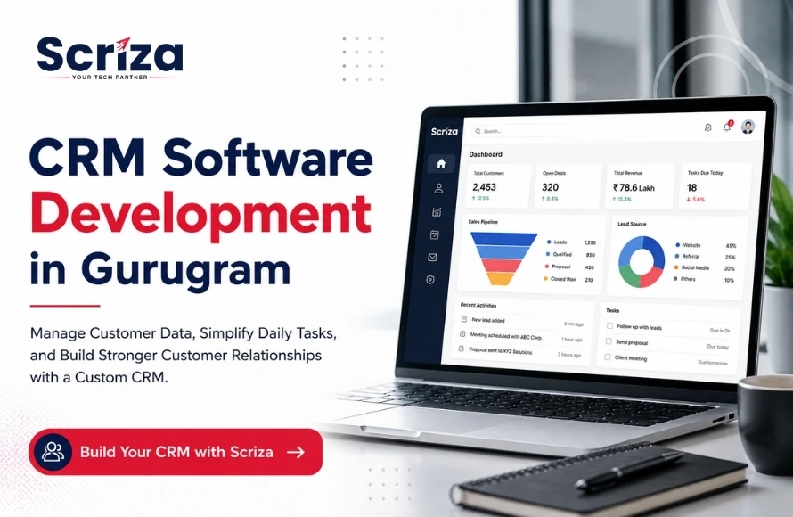 CRM Software Development in Gurugram to Improve Customer Management with Scriza Pvt. Ltd.