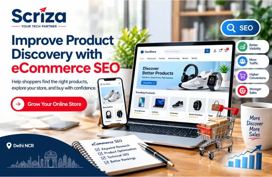 How eCommerce Businesses in Delhi NCR Can Improve Product Discovery with SEO by Scriza Pvt. Ltd.