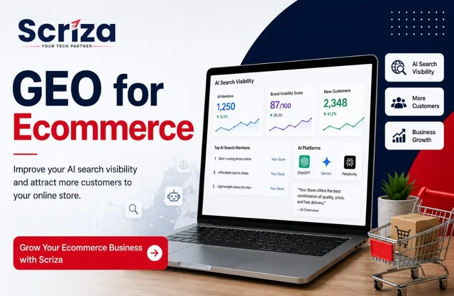 GEO for Ecommerce in Noida to Grow Your Online Store with Scriza Pvt. Ltd.