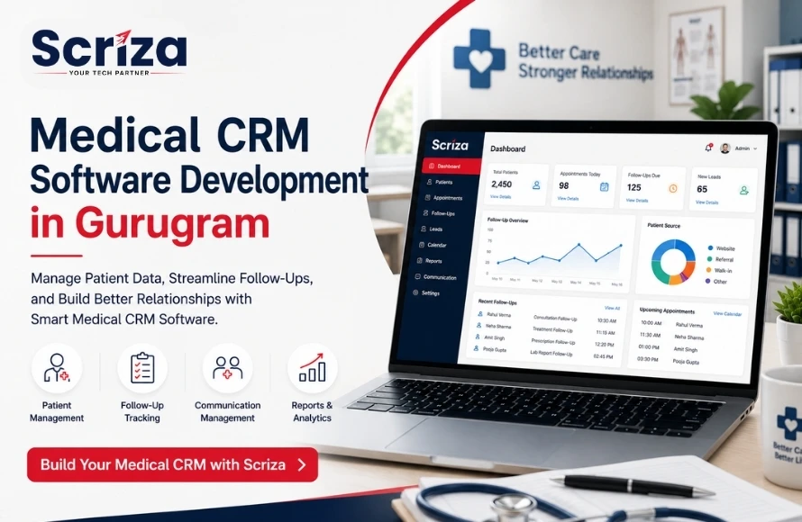 Medical CRM Software Development in Gurugram for Better Patient Management with Scriza Pvt. Ltd.
