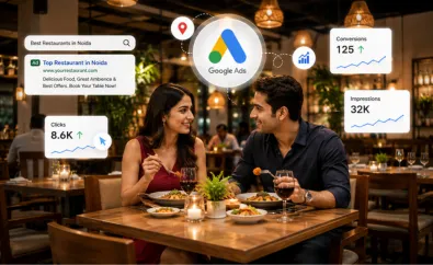 Google Ads for Restaurant Table Bookings in Noida by Scriza Pvt. Ltd.