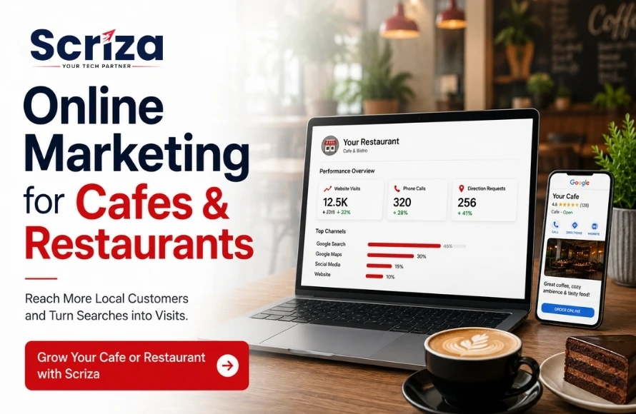 Online Marketing for Cafes and Restaurants in Noida That Brings More Customers